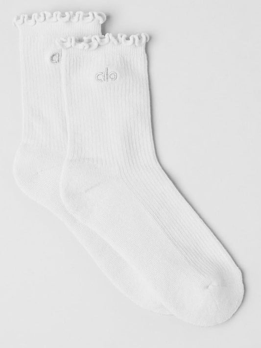 Alo Yoga Lettuce Edge Sock