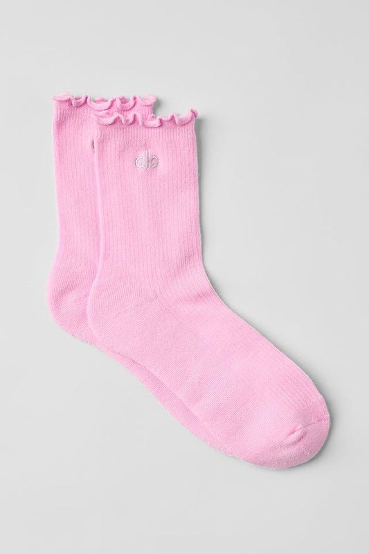 Alo Yoga Lettuce Edge Sock