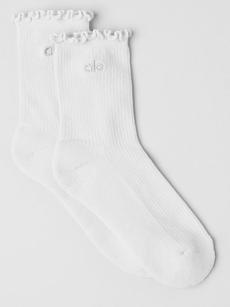 Alo Yoga Lettuce Edge Sock