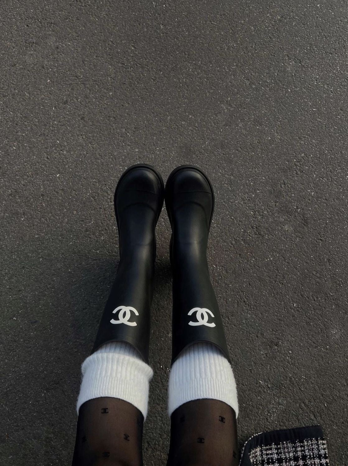 Chanel Rain Boots
